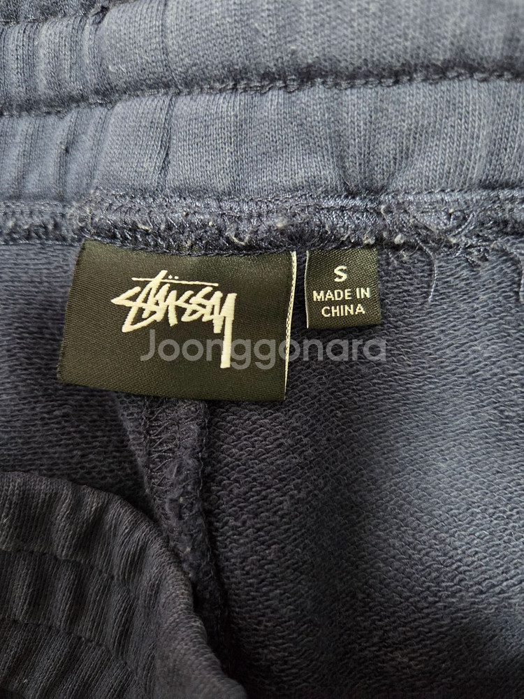 스투시 자수로고 스웻 조거팬츠--6