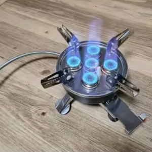 캠핑 버너 고급형 중형 5구 가스 버너 (새상품)