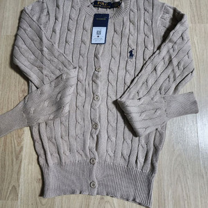 폴로 랄프로렌 케이블 니트여성 가디건 M. L