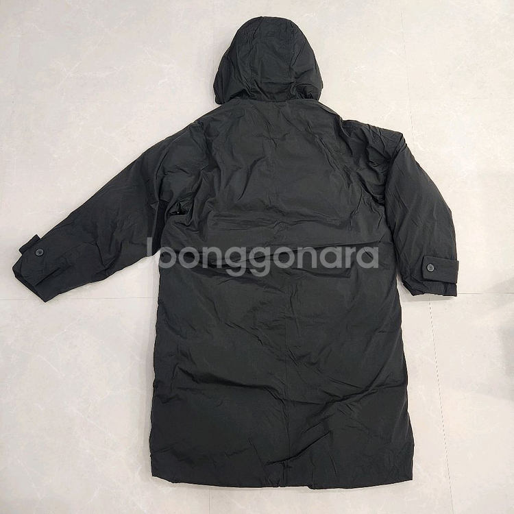 코드그라피 더플 후드 롱패딩 M사이즈 / 거의 새거--1