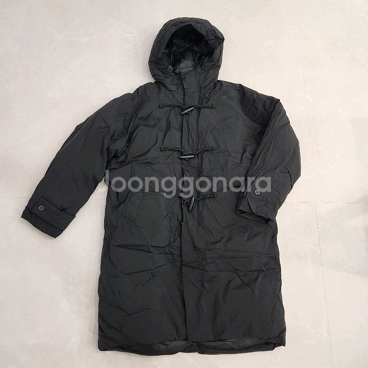 코드그라피 더플 후드 롱패딩 M사이즈 / 거의 새거--0