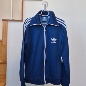 아디다스 블루 집업 트랙탑 져지