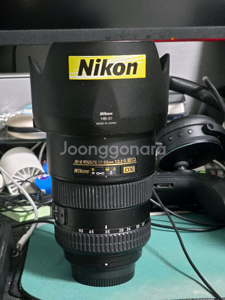니콘 AF-S DX 17-55mm F2.8G ED 렌즈--0