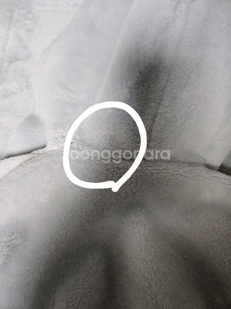 더캐시미어 실크 후드 퍼자켓55 랑방 타임 마인 시스템--7