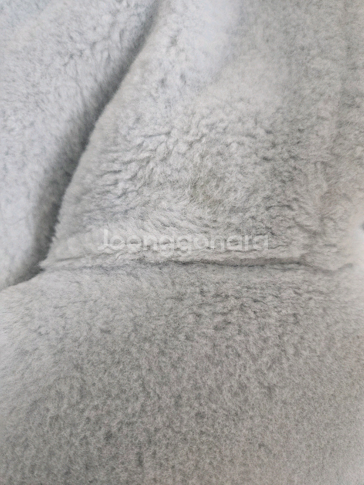 더캐시미어 실크 후드 퍼자켓55 랑방 타임 마인 시스템--8