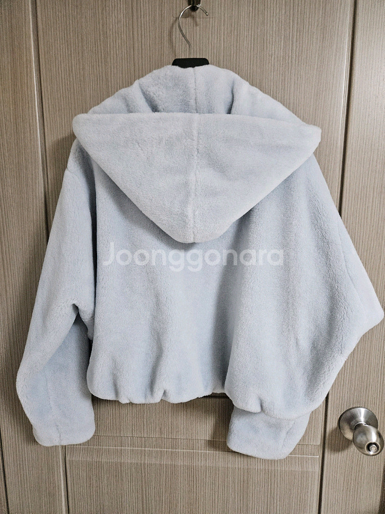 더캐시미어 실크 후드 퍼자켓55 랑방 타임 마인 시스템--5