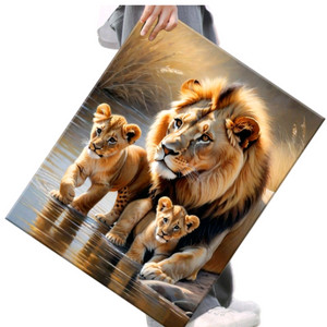 호랑이 가족 보석십자수 주문제작해드려요