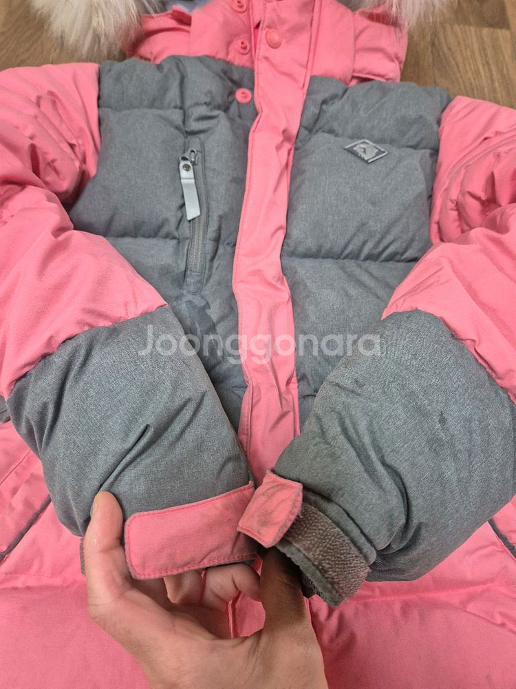 여아 145 블랙야크 덕다운 롱패딩. 택포 3만--2