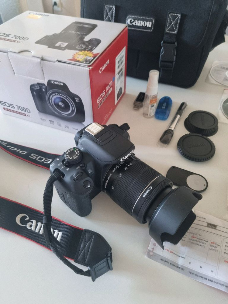 캐논 EOS 700D+18-55+(추가 50mm) 풀셋--1