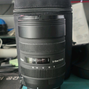 시그마 8-16mm 초광각 줌 렌즈 니콘 마운트 af고장
