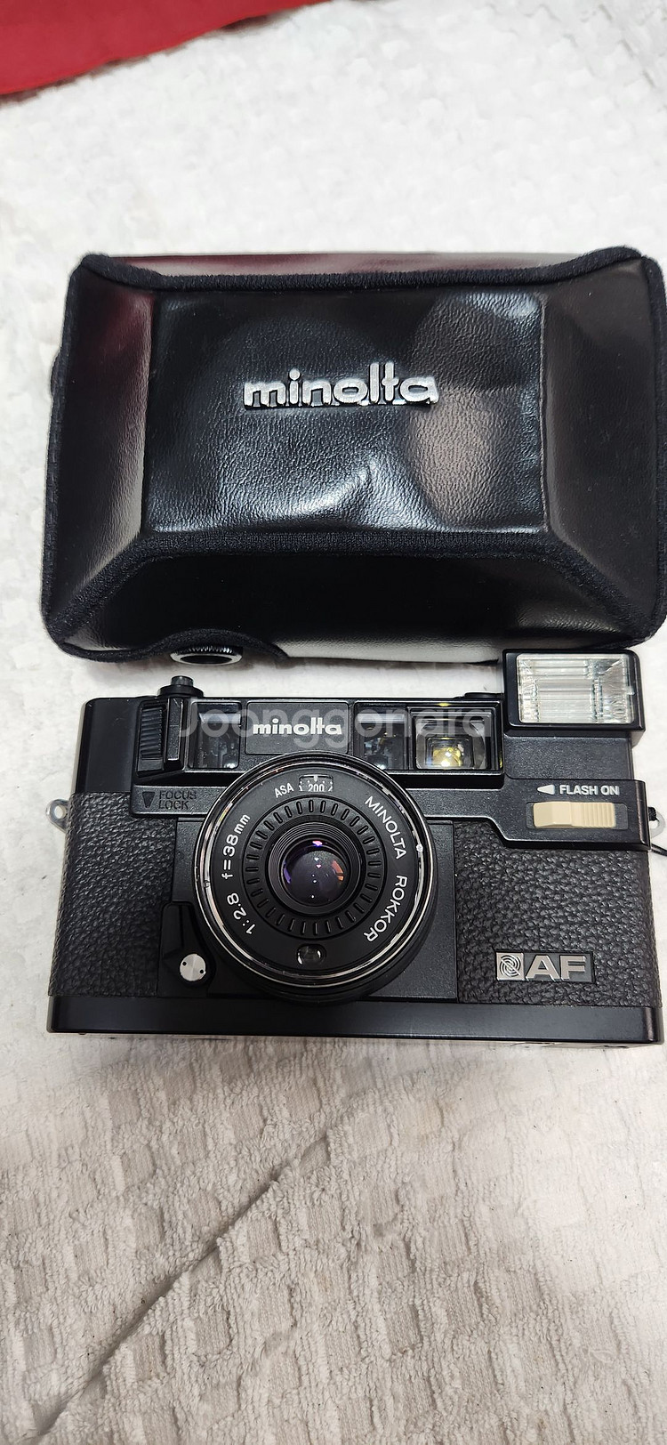 미놀타하이매틱 AF(A급),AA개 기능OK,케이스.--0