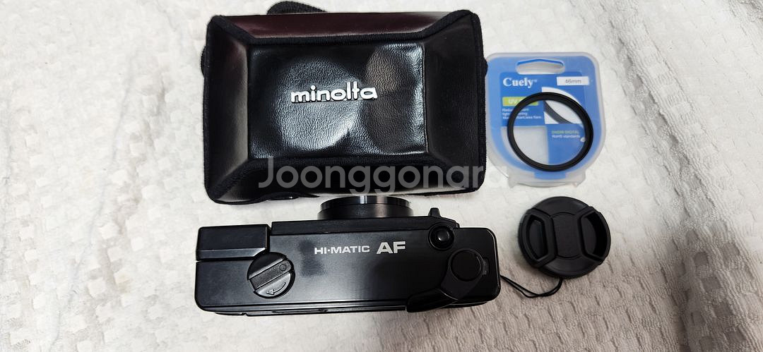 미놀타하이매틱 AF(A급),AA개 기능OK,케이스.--3