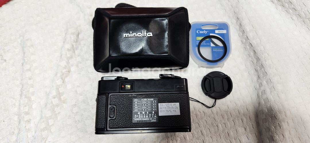 미놀타하이매틱 AF(A급),AA개 기능OK,케이스.--1