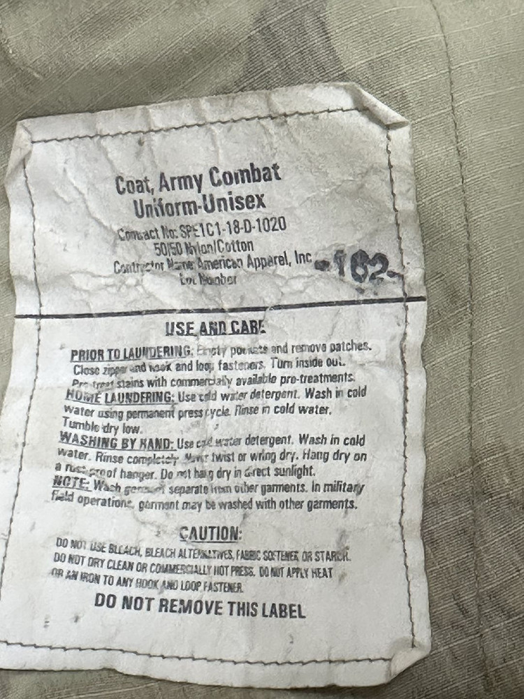 미군 OCP 멀티캠 전투복 상의 (S/L) (M)--8