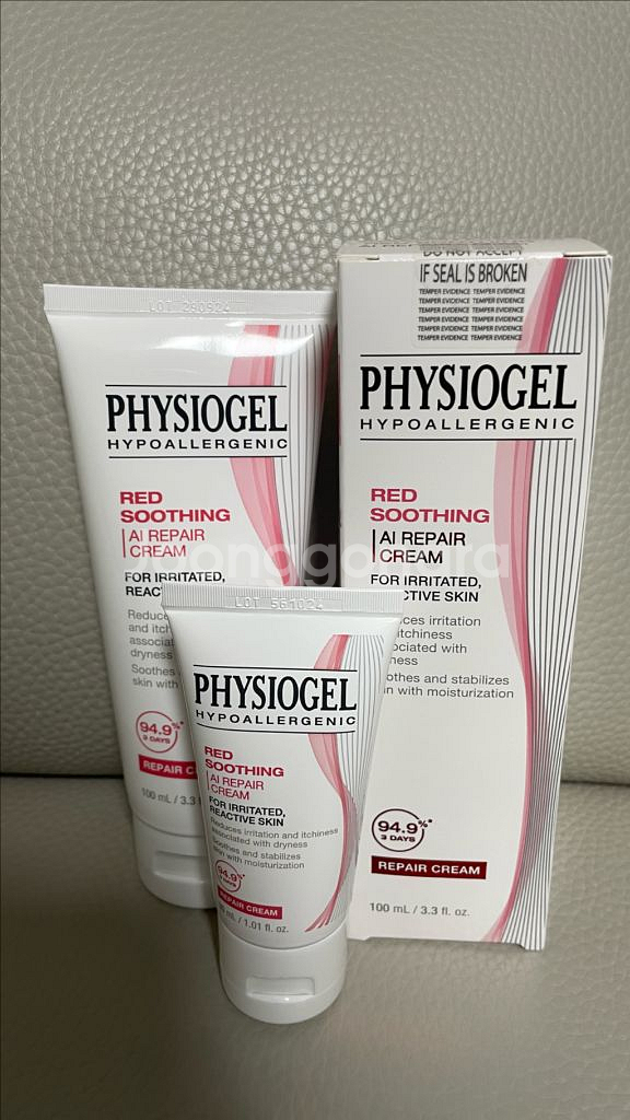 피시오젤 레드 수딩 크림 100ml 2개, 30ml 1개--0