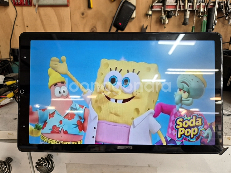 PX6 13.3인치 자동회전 안드로이드10 올인원 (카니발 쏘렌토 차량은 마감재 포함) -- 25만입니다.--4