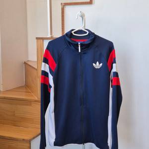 아디다스 레트로 네이비 집업 져지