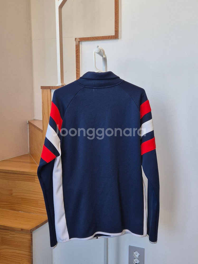 아디다스 레트로 네이비 집업 져지--2