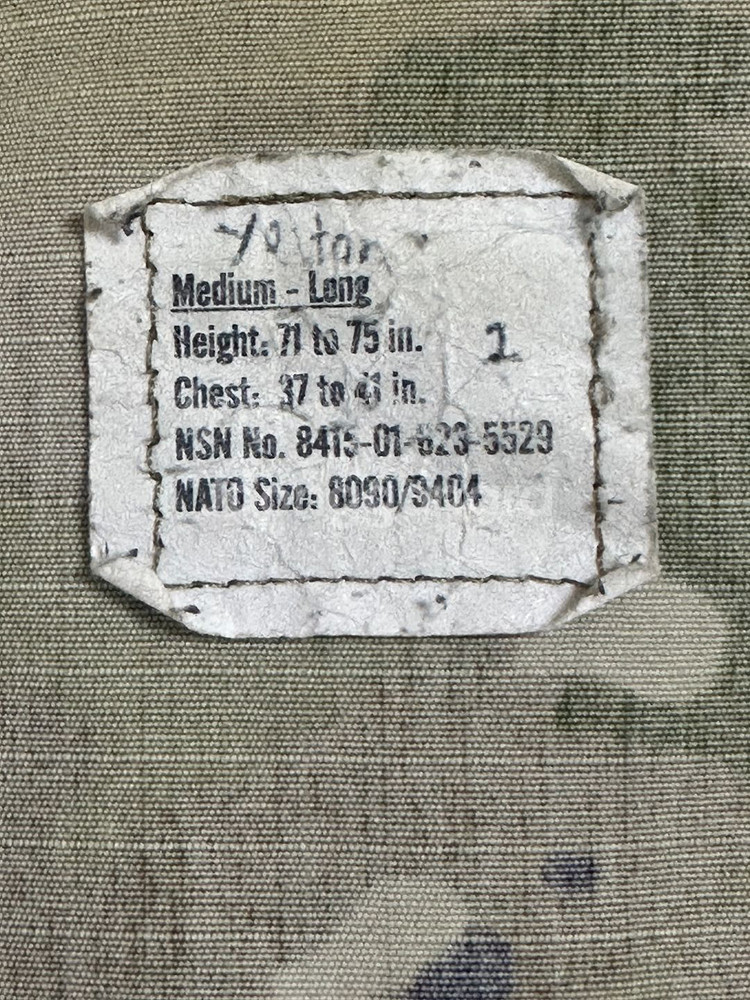 미군 OCP 멀티캠 전투복 상의 (M/L) (L)--5