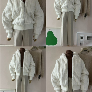 줄로그퍼후드집업,퍼오픈베스트