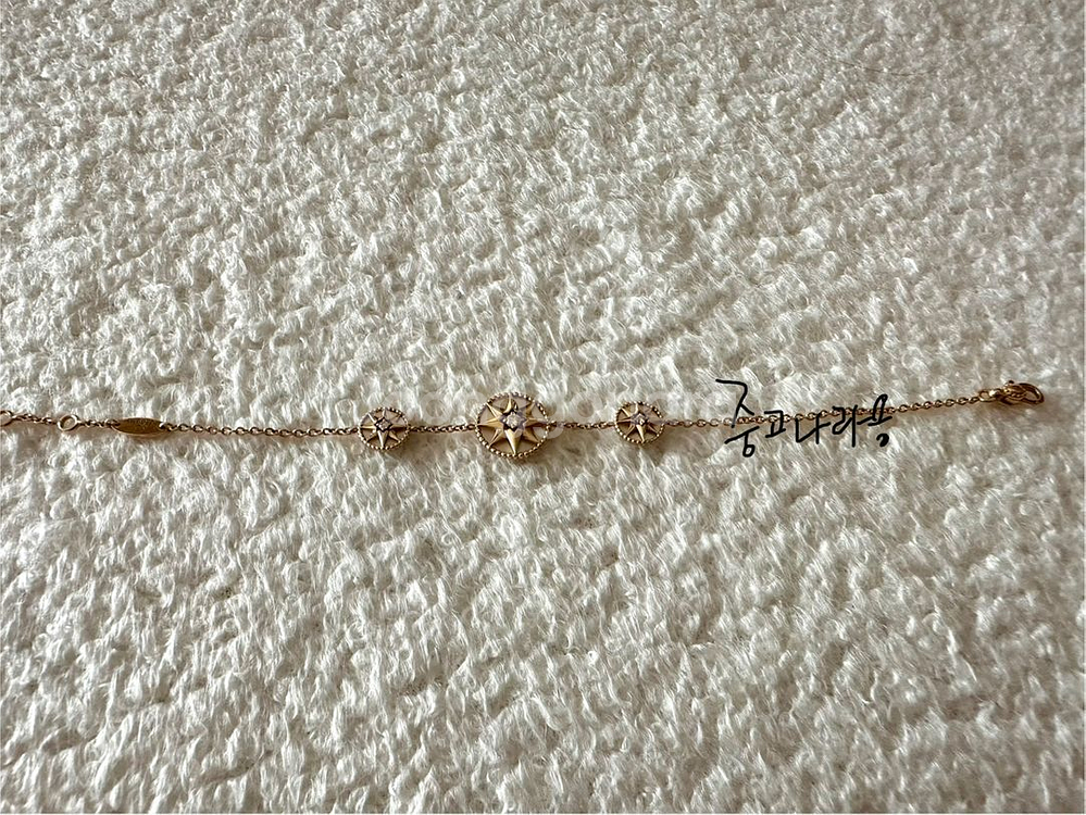 로즈드방 트리플 팔찌 18k--1