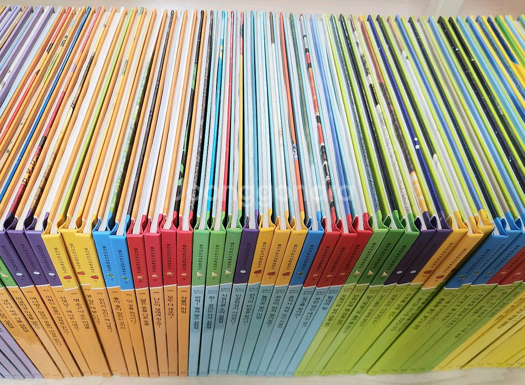 웅진 어린이과학공작소60권+워크북13권 최상--1