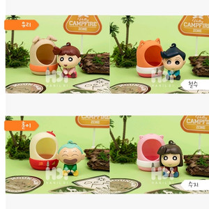 짱구는못말려 침낭 피규어(유리, 철수, 훈이, 수지)
