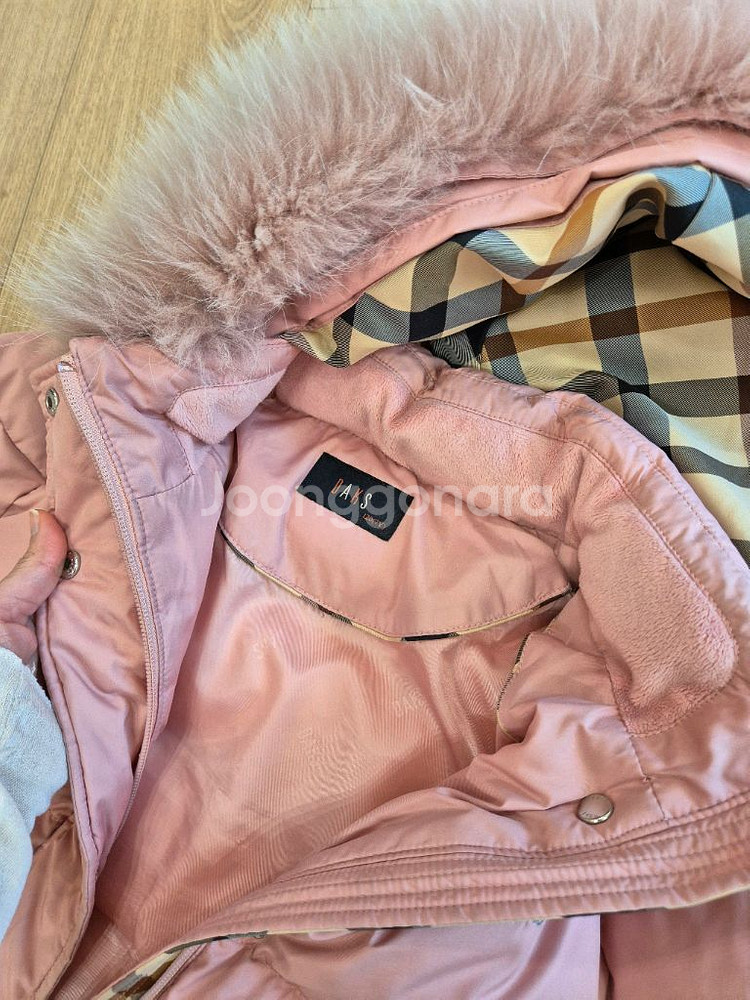 닥스 키즈 롱패딩 120--3