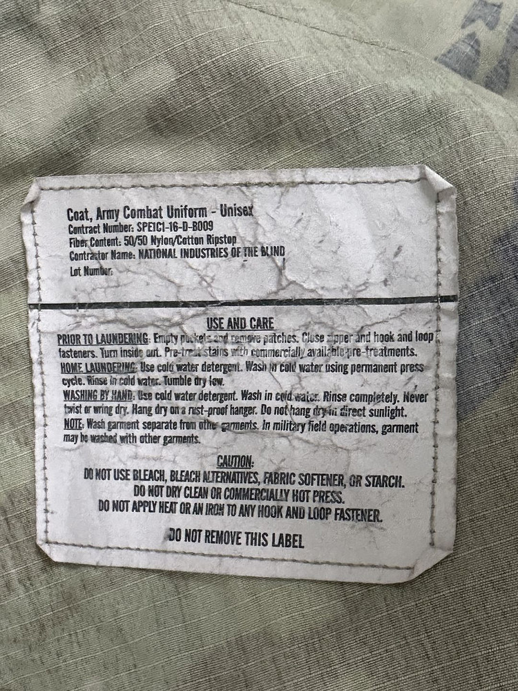 미군 OCP 멀티캠 전투복 상의 (M/R) (L)--8