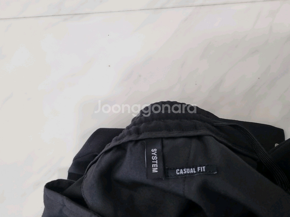 SYSTEM 옴므 캐주얼핏 밴딩 팬츠 / 사이즈 78--7