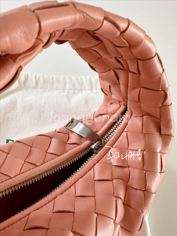 보테가베네타 미니 조디백 피치--1