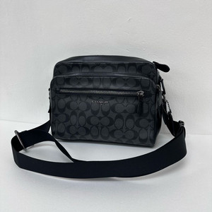 COACH 코치 남여공용 가죽 시그니처 크로스백