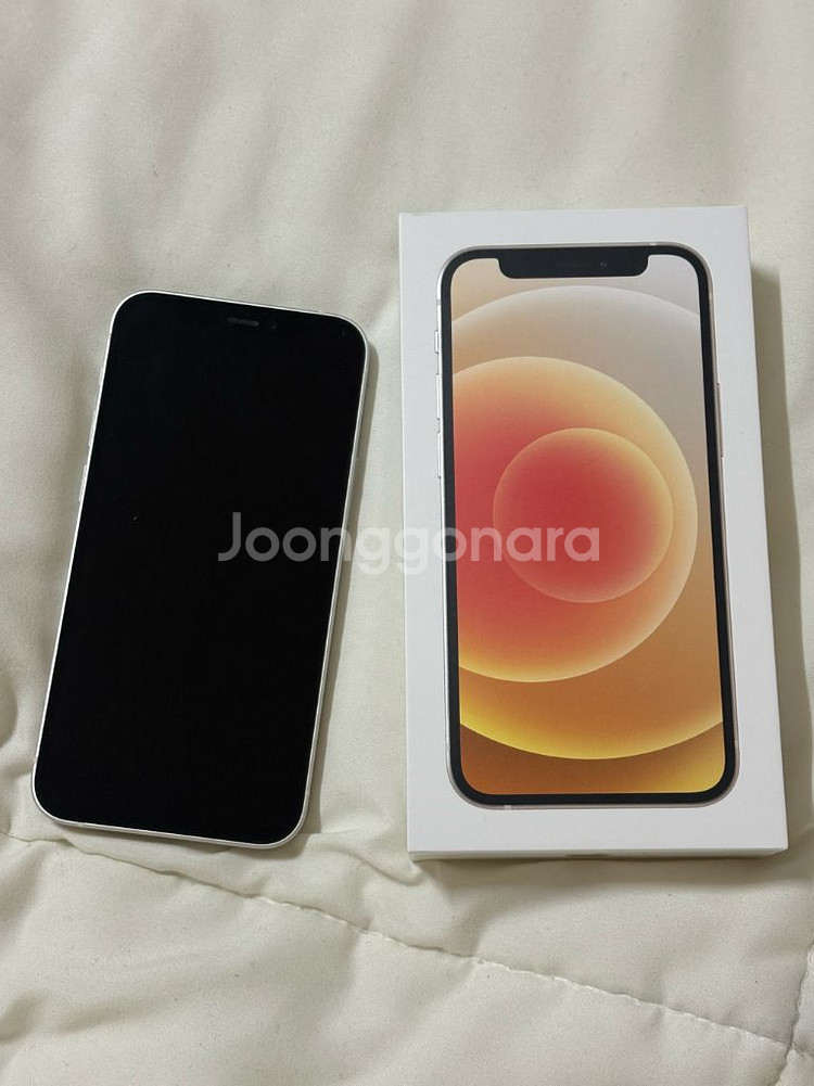 아이폰 12 미니 화이트 128GB 풀박스--0
