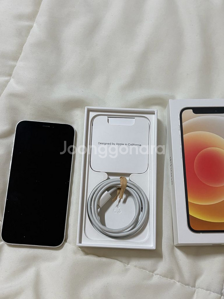 아이폰 12 미니 화이트 128GB 풀박스--6