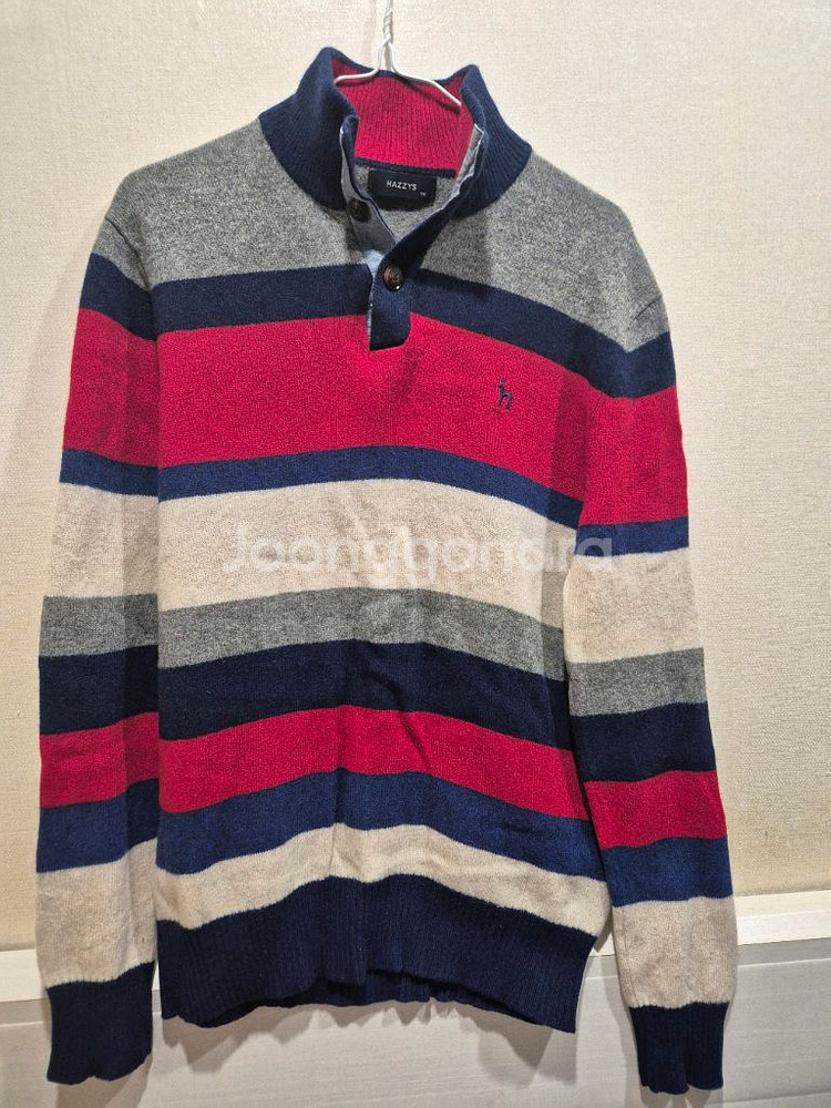 해지스 스트라이프 니트 100--0