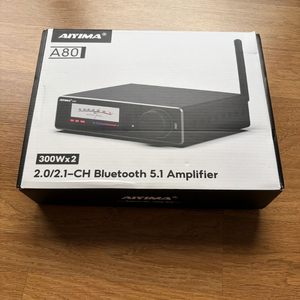 AIYIMA A80 2.1채널 블루투스 앰프