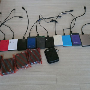 2.5인치 외장하드 다량 팝니다(tb당 3.5만원)