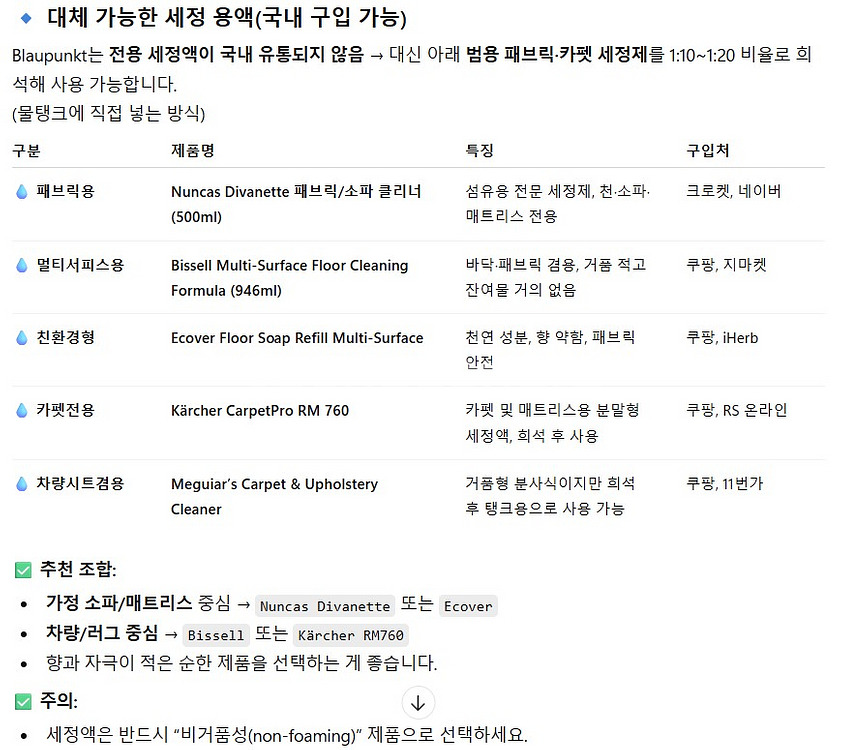 BLAUPUNKT 무선습식청소기 미사용 팝니다(카폐트,소파,침구등)--4