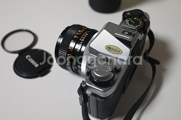 캐논 AE-1P 렌즈 2개 세트 팝니다--5