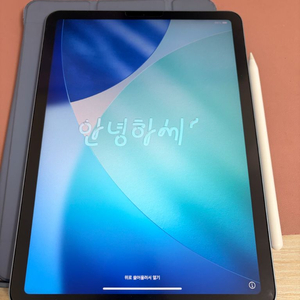 아이패드 에어 4세대 64기가 블루 와이파이 +애펜2