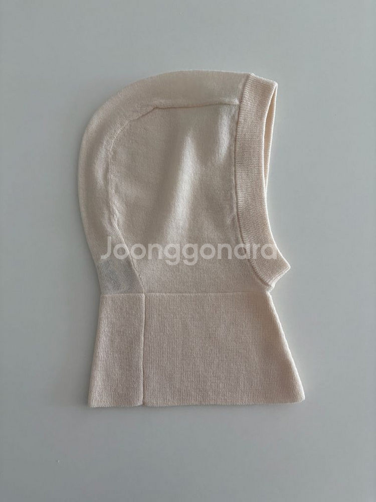 퍼브 바라클라바 에크루 시착만한 새상품--0