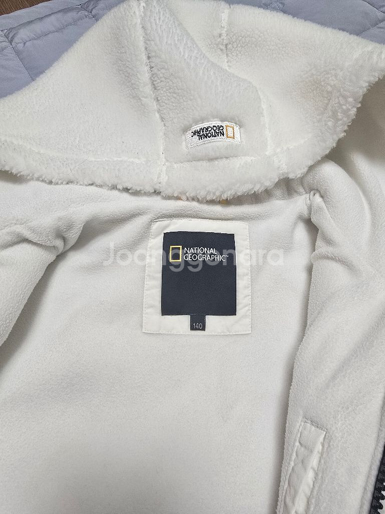 내셔널지오그래픽 키즈 여아 140 겨울후드 집업--1