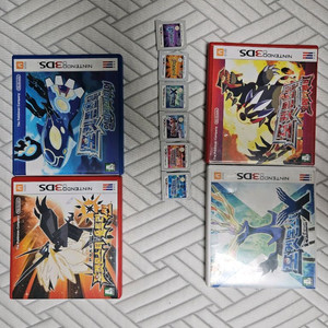 일괄 급처) 포켓몬스터 3ds 오메가루비, 알파사파이어,XY,울썬문