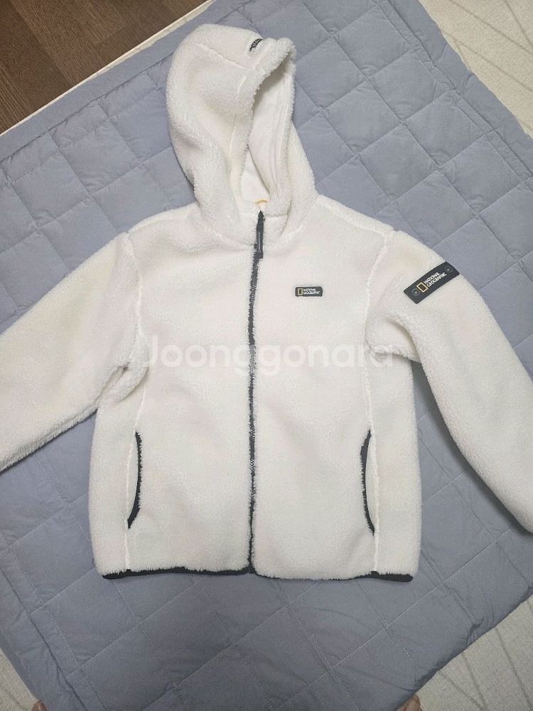 내셔널지오그래픽 키즈 여아 140 겨울후드 집업--0