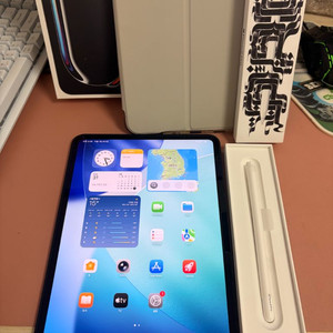 아이패드 프로 m4 11인치 7세대 256기가 스블+애펜프로