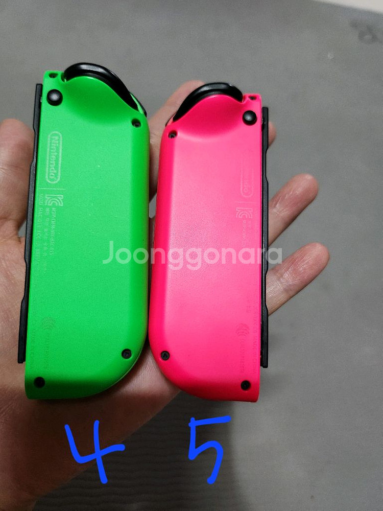 닌텐도 스위치 정품 조이콘 왼쪽, 오른쪽 개별 단품--6