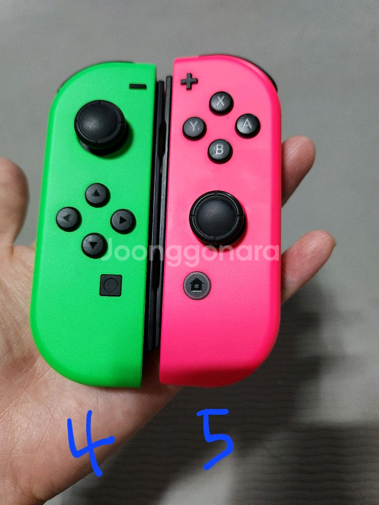 닌텐도 스위치 정품 조이콘 왼쪽, 오른쪽 개별 단품--5