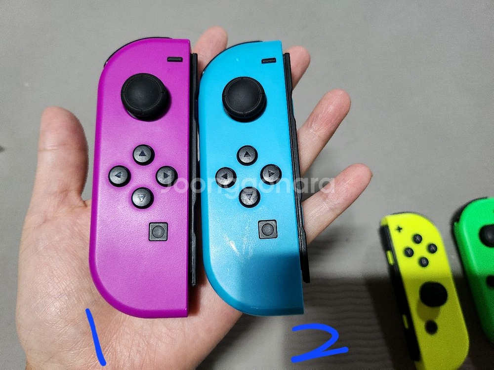 닌텐도 스위치 정품 조이콘 왼쪽, 오른쪽 개별 단품--1