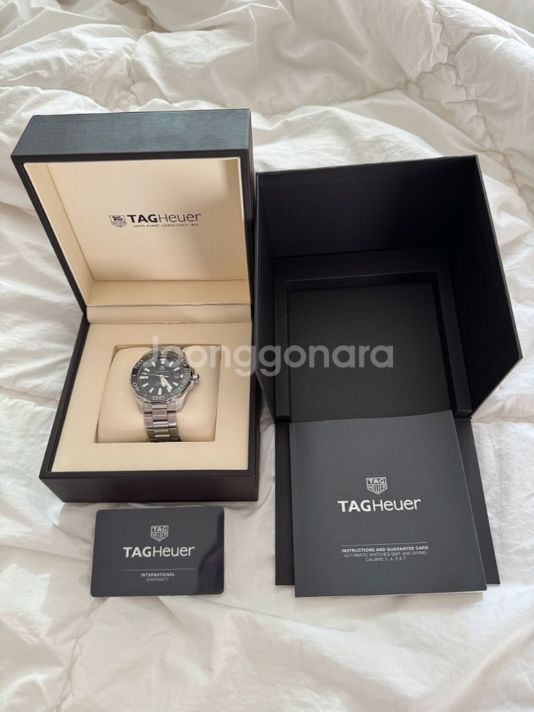 태그호이어 아쿠아레이서 오토매틱 41mm 칼리버5 풀박스--0