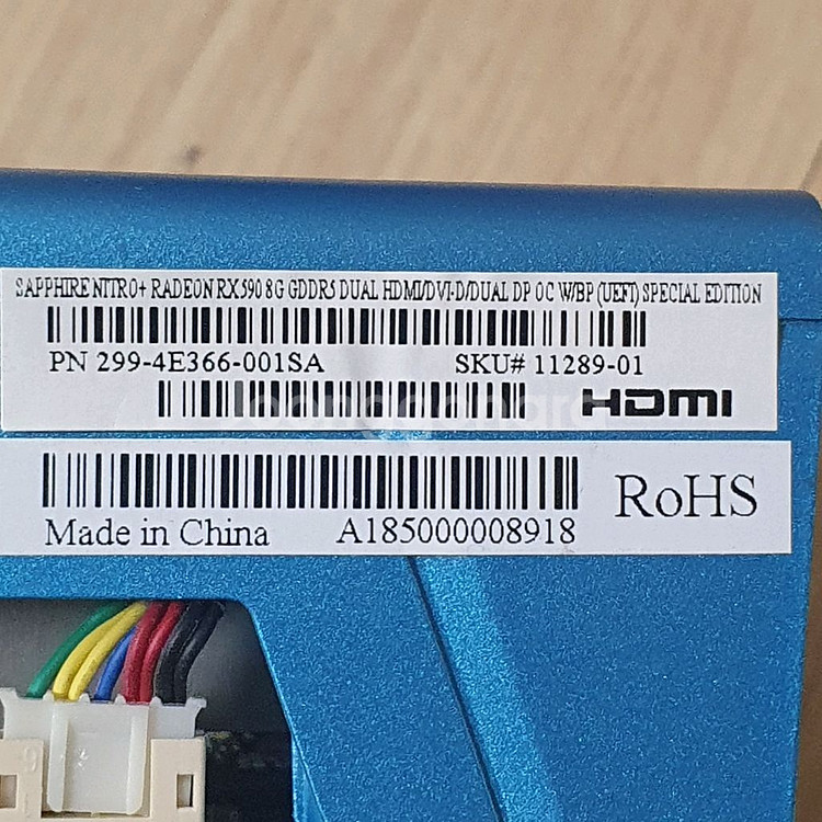 라데온 RX590 8GB 그래픽카드 성능좋은 게이밍--5